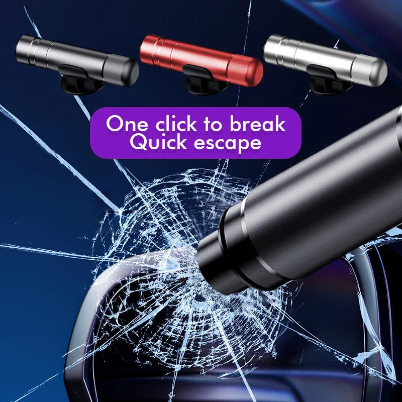 Stay Safe on the Road! 🚗🔨 Essential Car Emergency Hammer & Seat Belt Cutter for Every Driver 🚨 #SafetyFirst #CarEssentials