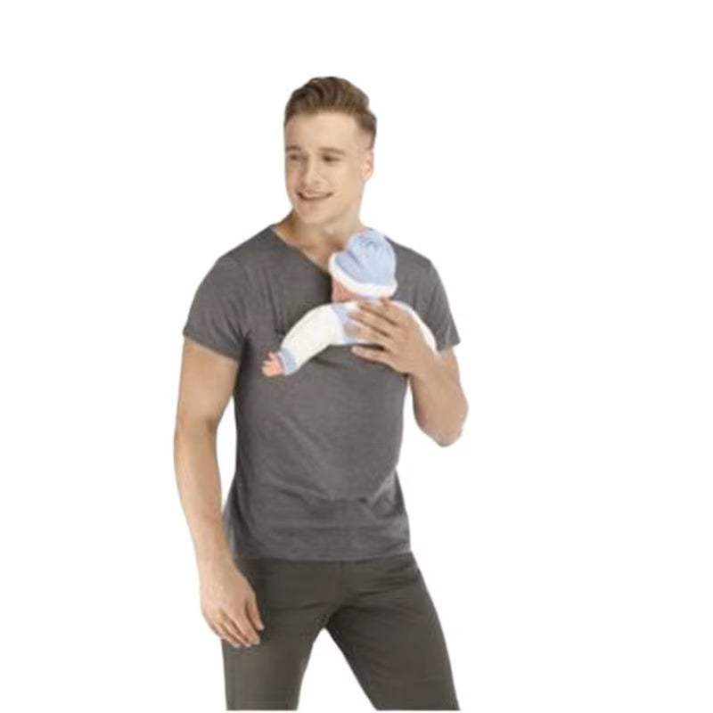 Stylish Mother Kangaroo Pocket T-Shirt for Summer: Perfect for Baby Wearing and Casual Comfort! - Hardonia