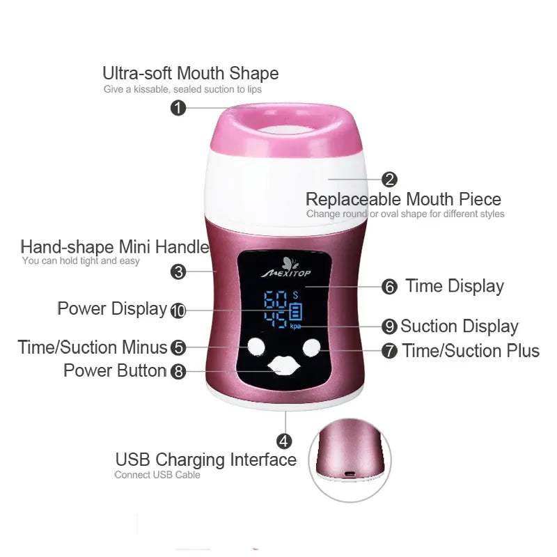 Elevate Your Smile: Automatic Silicone Lip Plumper for Full, Sexy Lips - Hardonia