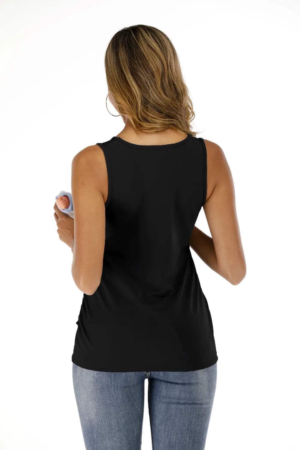 Stylish Mother Kangaroo Pocket T-Shirt for Summer: Perfect for Baby Wearing and Casual Comfort! - Hardonia
