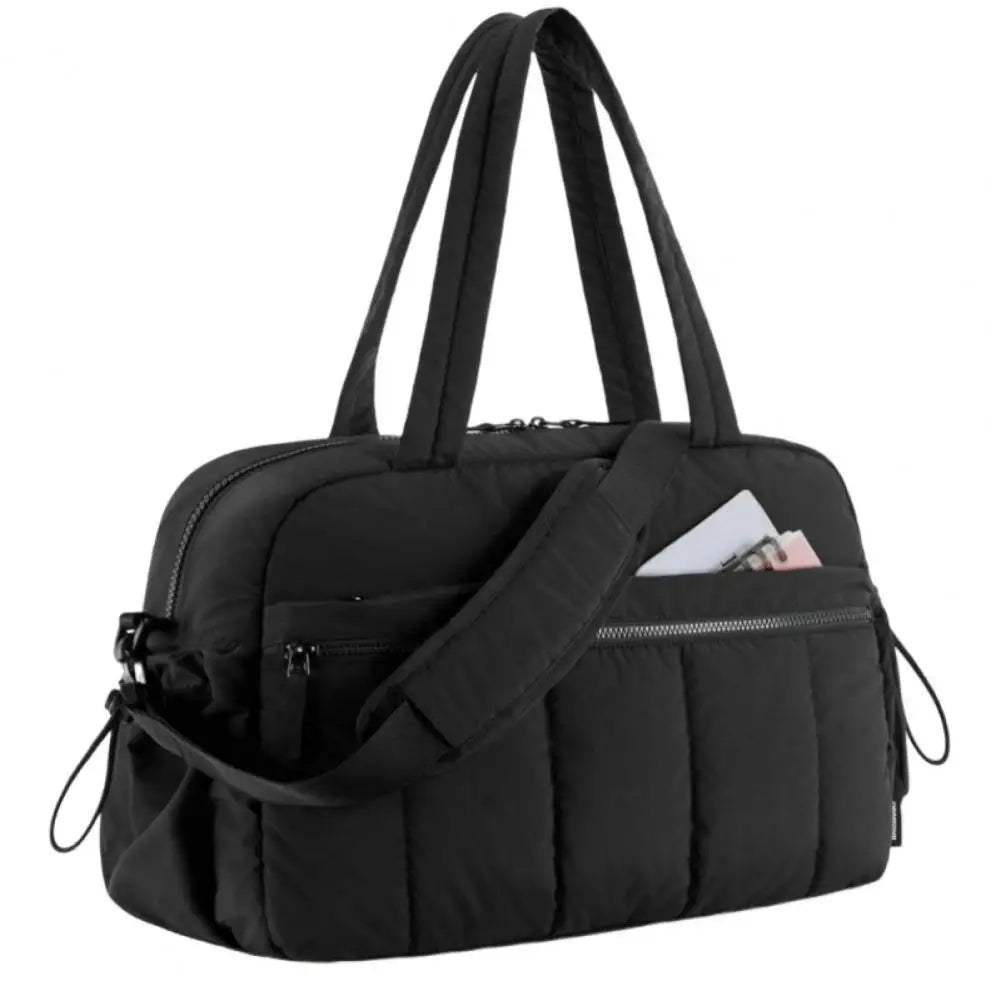 Stylish Travel Handbag with Waterproof PVC Pocket – Versatile Gym & Carry-On Bag with 5 Pockets for Organized Adventures! - Hardonia