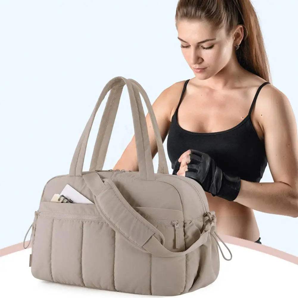 Stylish Travel Handbag with Waterproof PVC Pocket – Versatile Gym & Carry-On Bag with 5 Pockets for Organized Adventures! - Hardonia