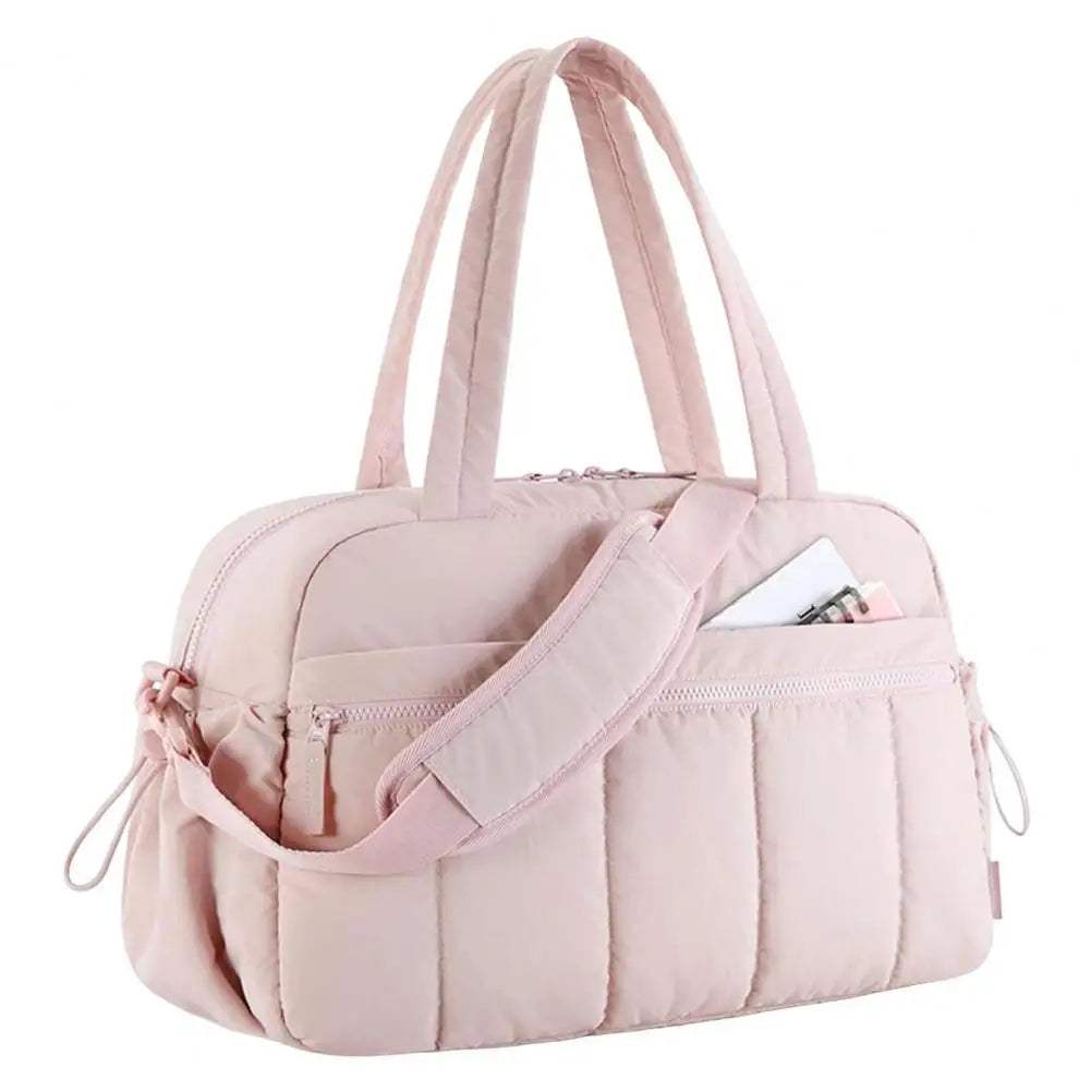 Stylish Travel Handbag with Waterproof PVC Pocket – Versatile Gym & Carry-On Bag with 5 Pockets for Organized Adventures! - Hardonia