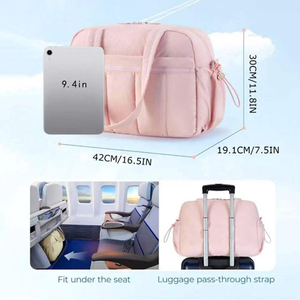 Stylish Travel Handbag with Waterproof PVC Pocket – Versatile Gym & Carry-On Bag with 5 Pockets for Organized Adventures! - Hardonia
