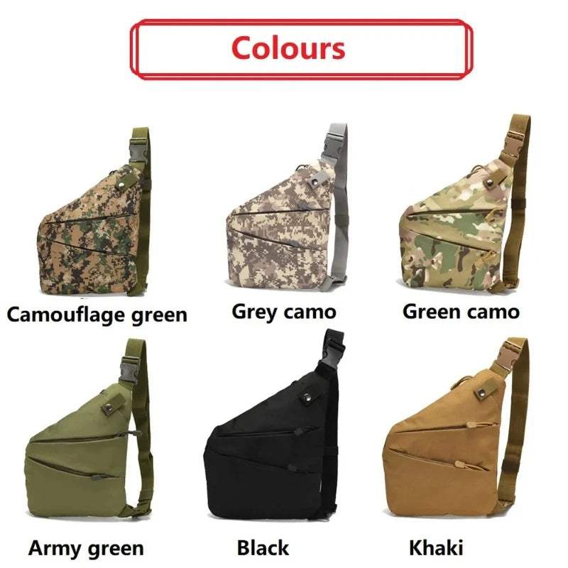 Experience Adventure with Our Waterproof Camouflage Tactical Chest Bag for Men - Stylish Slouch and Unmatched Functionality - Hardonia
