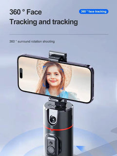 Capture Every Moment with the P02 Auto Face Tracker: 360° Rotation, Remote Control, & No App Needed! Perfect for Live Streaming & Vlogging!📸✨ thumbnail 3