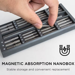 Upgrade your repair game with this 25/63 in 1 Magnetic Precision Screwdriver Set - perfect for your mobile and PC fixes! 🌟🔧 #DIY #TechRepair #Gadgets thumbnail 4