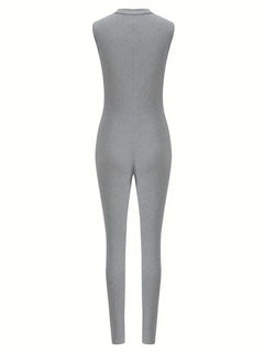 Get Summer Ready with Our Chic Sleeveless Zipper Jumpsuit! Perfect for Casual Days! 🌞👗 #Fashion #SummerStyle thumbnail 2