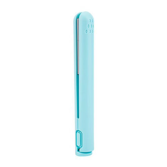 Portable Cordless USB Hair Straightener Brush – Perfect for Travel and Dorm Life! Straighten or Curl Short Hair with Ease!
