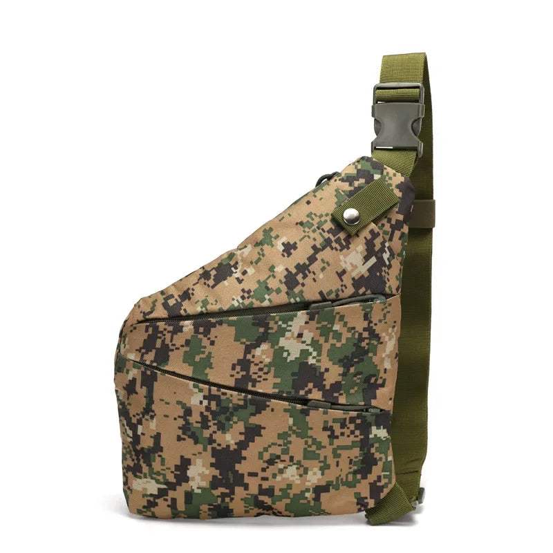 Experience Adventure with Our Waterproof Camouflage Tactical Chest Bag for Men - Stylish Slouch and Unmatched Functionality - Hardonia