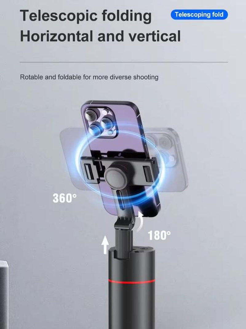 Capture Every Moment with the P02 Auto Face Tracker: 360° Rotation, Remote Control, & No App Needed! Perfect for Live Streaming & Vlogging!📸✨