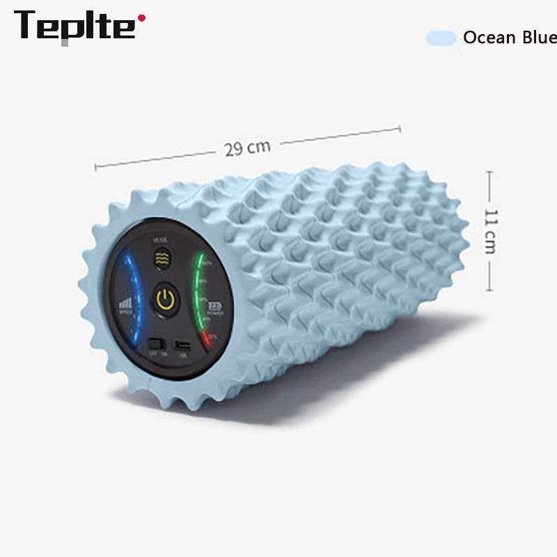 Electric Foam Roller – Deep Tissue Vibration Massage, 4 Speeds, USB Rechargeable - Hardonia