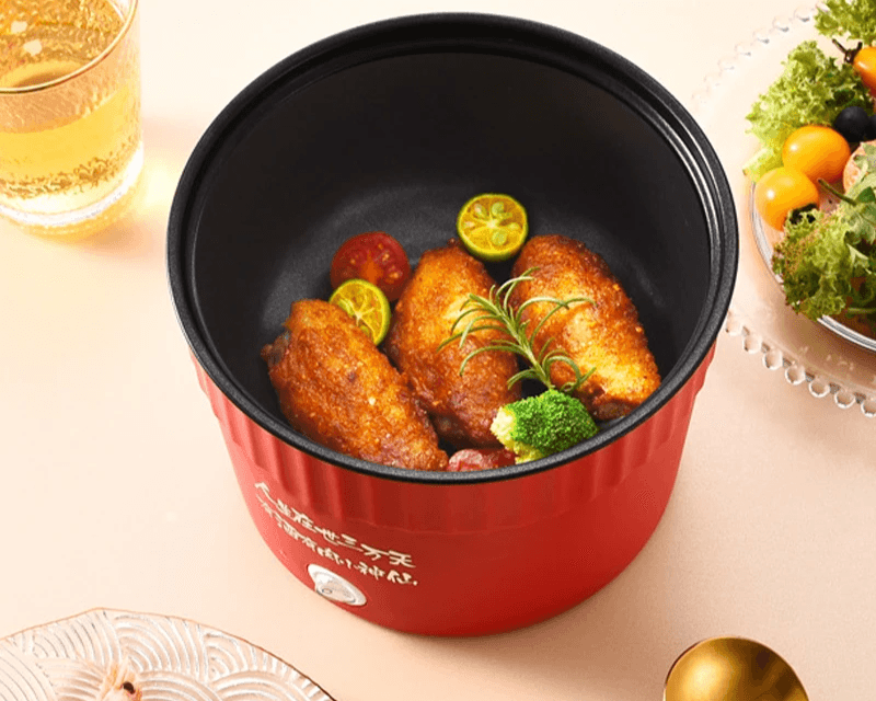 Electric Cooking Pot – 1.2L/1.5L Multi-Function Portable Cooker, Non-Stick Mini Pot for Noodles, Rice & Soups - Hardonia