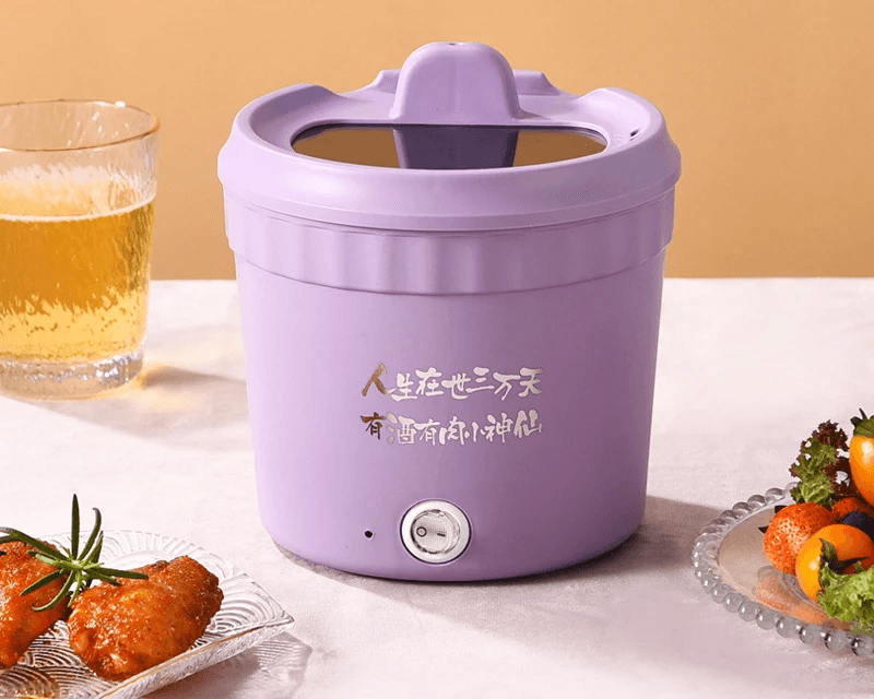 Electric Cooking Pot – 1.2L/1.5L Multi-Function Portable Cooker, Non-Stick Mini Pot for Noodles, Rice & Soups - Hardonia