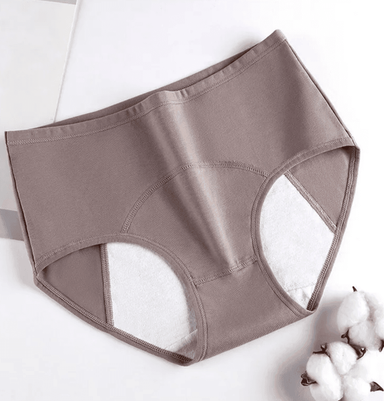 Experience Ultimate Comfort with Leak-Proof Cotton Briefs for Your Menstrual Cycle - Seamless and Warm Women's Underwear! - Hardonia