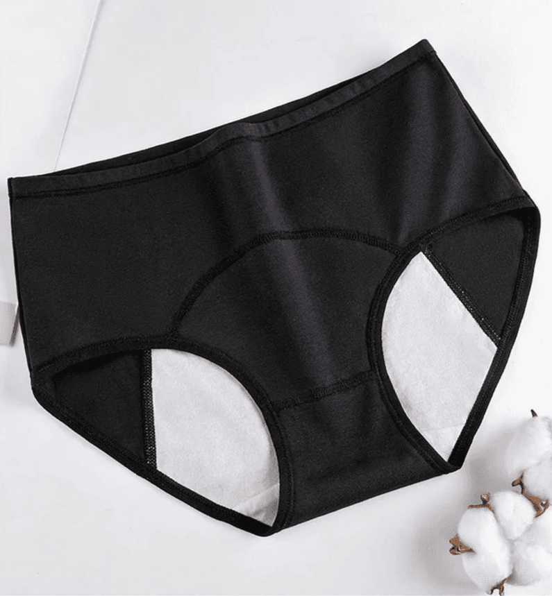 Experience Ultimate Comfort with Leak-Proof Cotton Briefs for Your Menstrual Cycle - Seamless and Warm Women's Underwear! - Hardonia