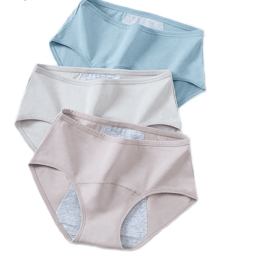 Experience Ultimate Comfort with Leak-Proof Cotton Briefs for Your Menstrual Cycle - Seamless and Warm Women's Underwear! - Hardonia