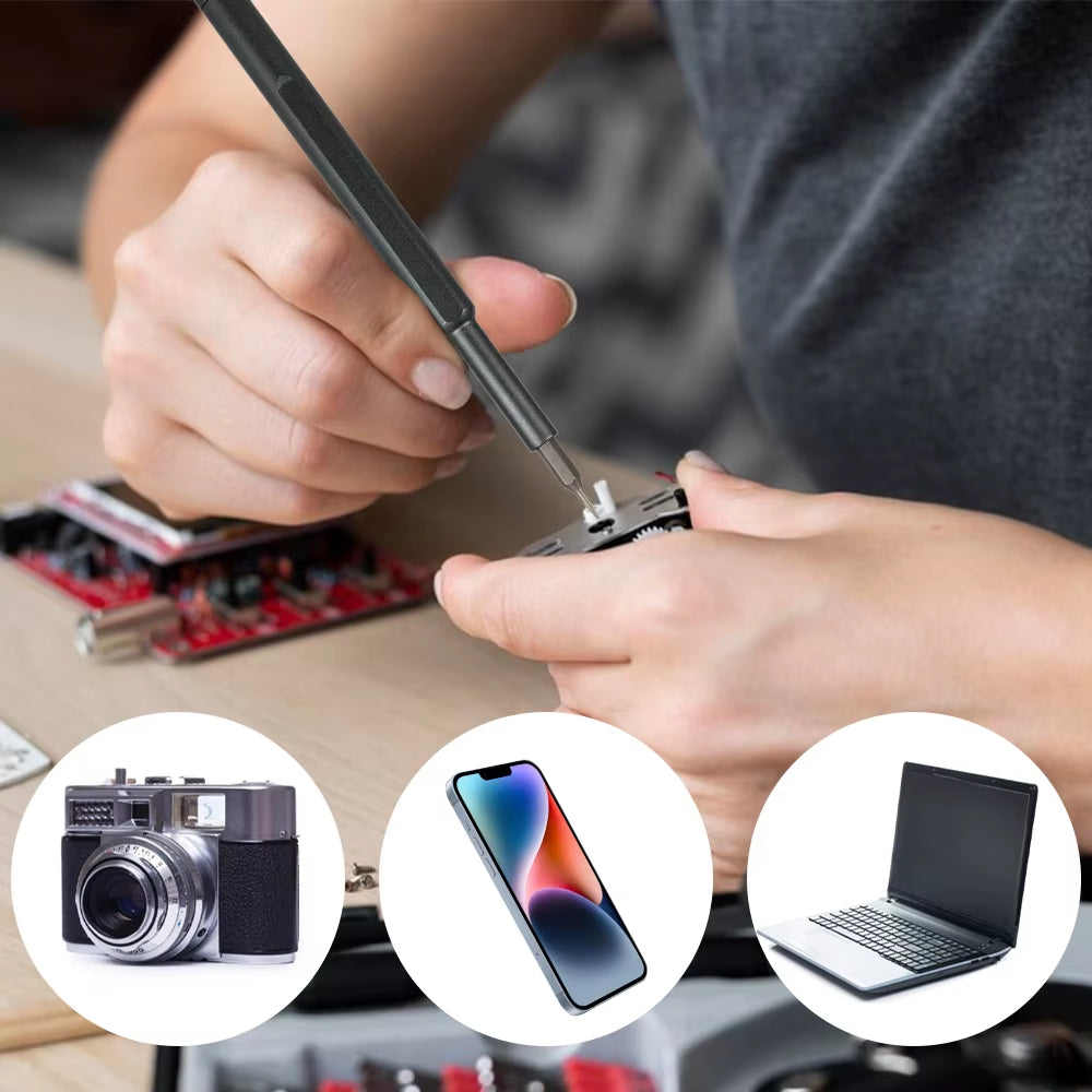 Upgrade your repair game with this 25/63 in 1 Magnetic Precision Screwdriver Set - perfect for your mobile and PC fixes! 🌟🔧 #DIY #TechRepair #Gadgets