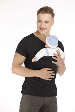 Stylish Mother Kangaroo Pocket T-Shirt for Summer: Perfect for Baby Wearing and Casual Comfort! thumbnail 5