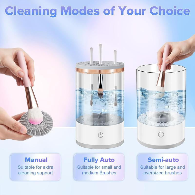 Say goodbye to dirty brushes! 🎉 Upgrade your beauty routine with our Automatic Electric Makeup Brush Cleaner - the perfect gift for flawless makeup lovers! 💖✨ #MakeupMagic #BeautyEssentials