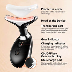 Hardonia LED Facial Massager with EMS and Heat Therapy Image 3