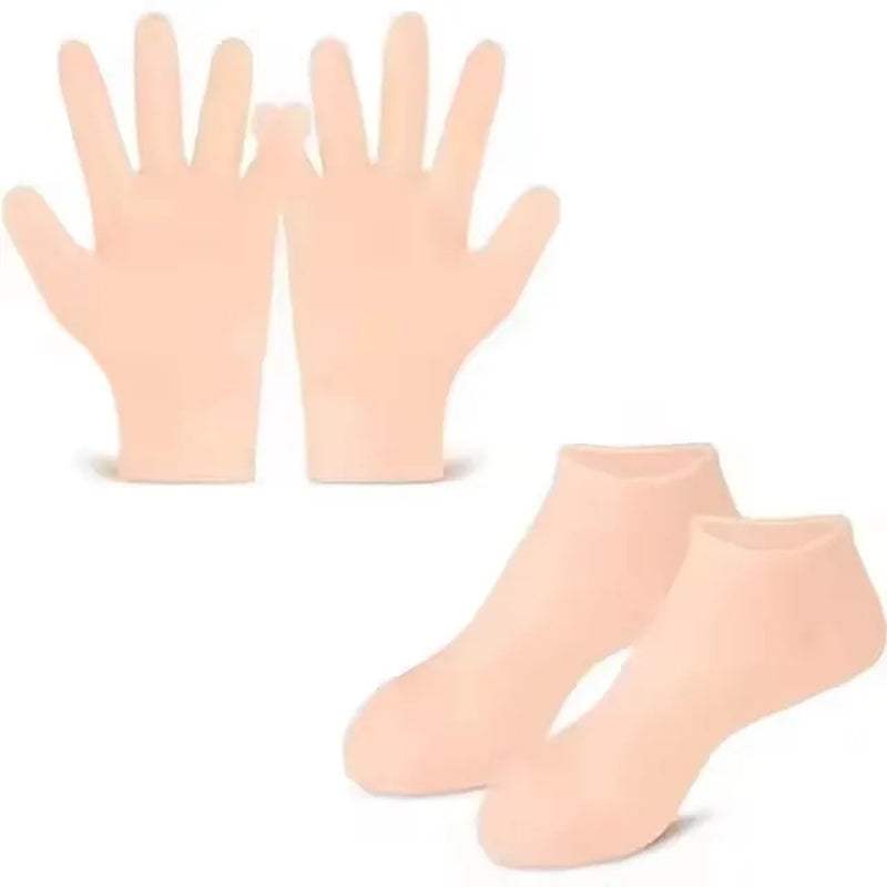 Revitalize Your Skin with Our 2-Pack Silicone Moisturizing Gloves - Your Go-To Tool for Silky Smooth Hands! - Hardonia