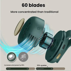 Beat the heat with our sleek Mini Bladeless Fan! 🌬️ Rechargeable, portable, and perfect for both outdoor adventures and your desk! Clip it on and cool down anywhere! 💨 #FanLife #SummerEssentials thumbnail 5