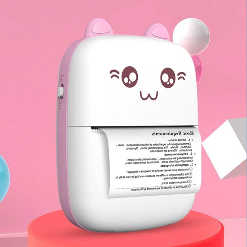 Pocket-Sized Mini Bluetooth Printer for Instant Photo Printing on the Go! - Hardonia