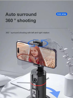 Capture Every Moment with the P02 Auto Face Tracker: 360° Rotation, Remote Control, & No App Needed! Perfect for Live Streaming & Vlogging!📸✨ thumbnail 2