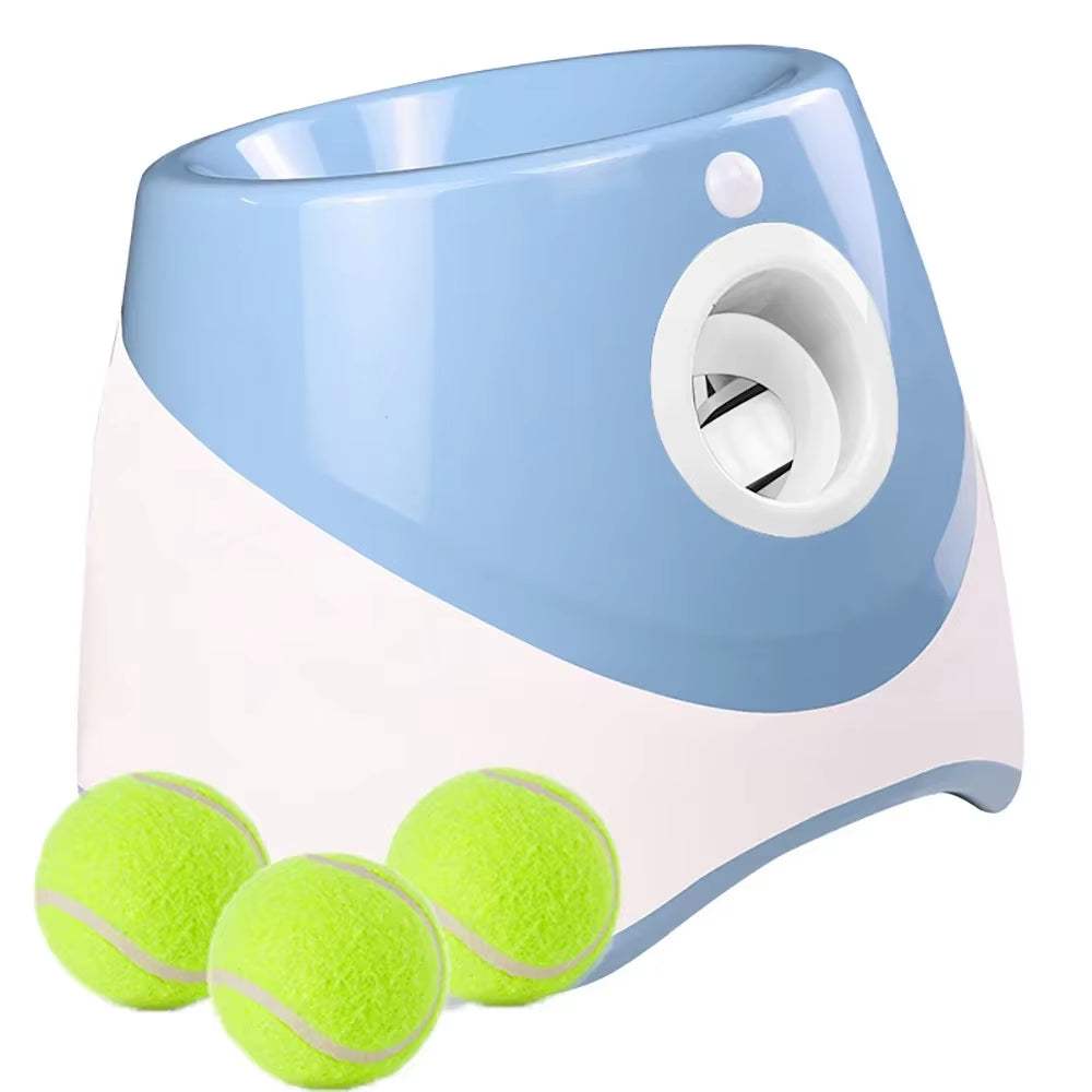 Automatic Ball Launcher for Dogs - Interactive Tennis Thrower with Adjustable Distances - Hardonia