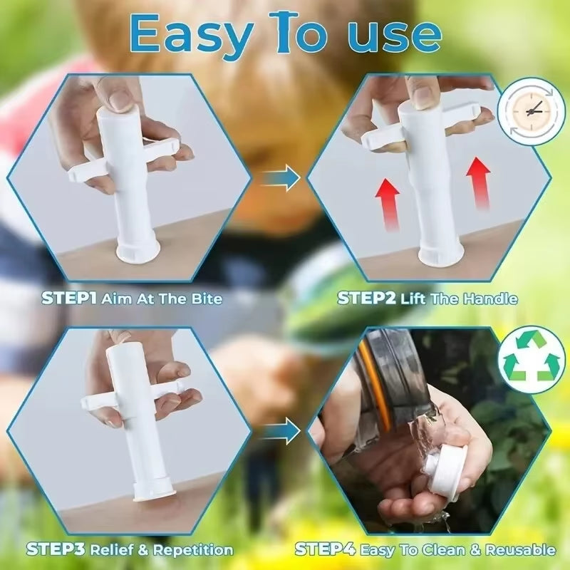Say Goodbye to Bug Bites! 🌼✨ Get the Vacuum Venom Suction Tool for Instant Relief from Bee & Wasp Stings—Your Outdoor Emergency Essential! 🐝💪
