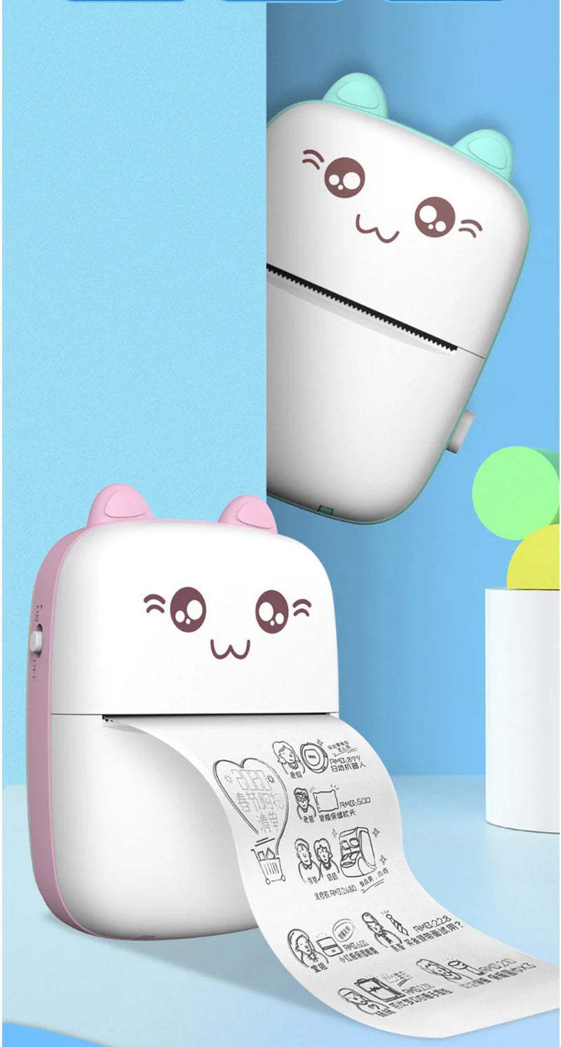 Pocket-Sized Mini Bluetooth Printer for Instant Photo Printing on the Go! - Hardonia