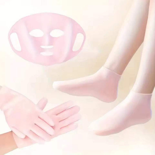 Revitalize Your Skin with Our 2-Pack Silicone Moisturizing Gloves - Your Go-To Tool for Silky Smooth Hands! - Hardonia