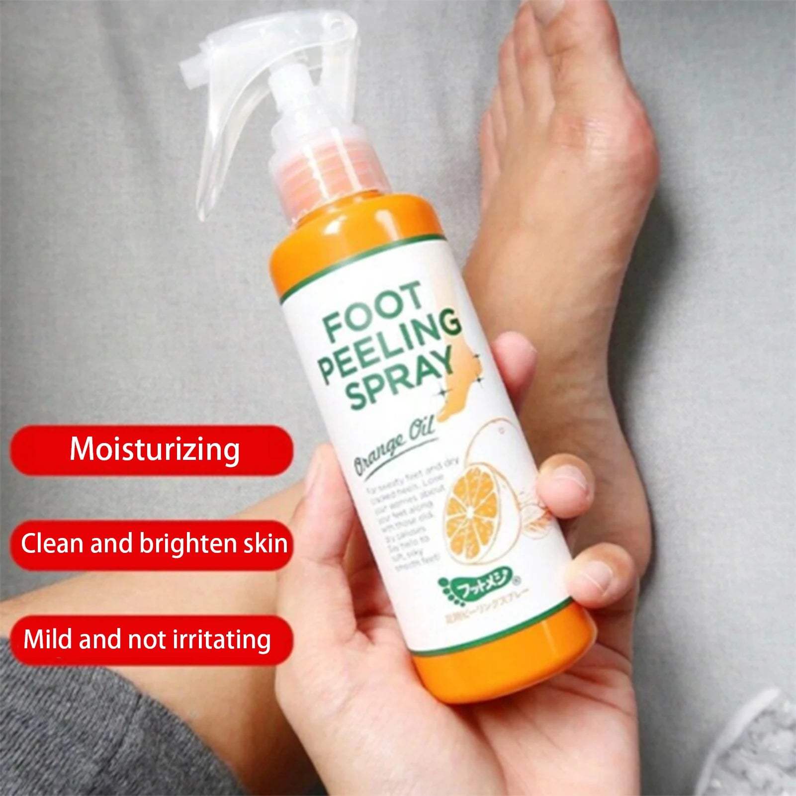 110ml Foot Peeling Spray – Exfoliating Dead Skin Remover, Moisturizing Pore Care for Feet, Elbows & Knees - Hardonia