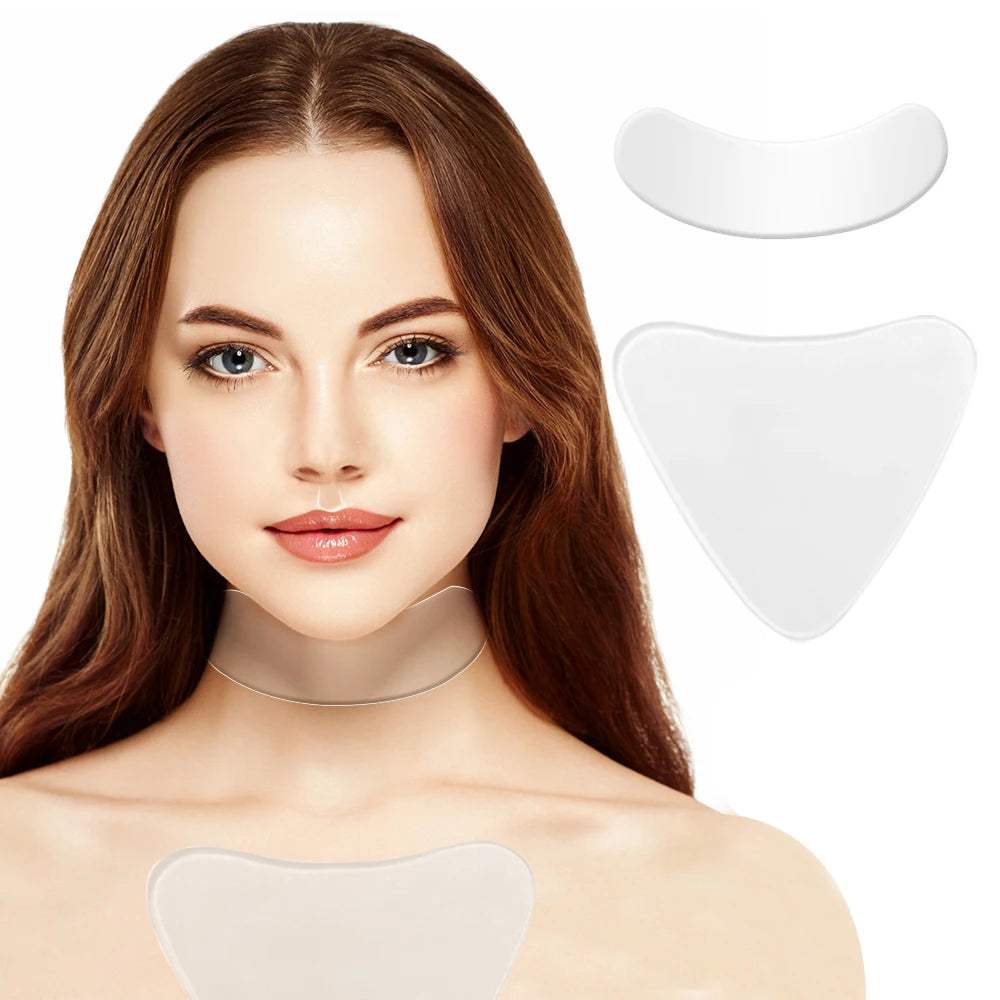 Silicone Chest Wrinkle Pads – Reusable Medical Grade Silicone Patches for Décolleté, Neck & Chest Line Reduction - Hardonia