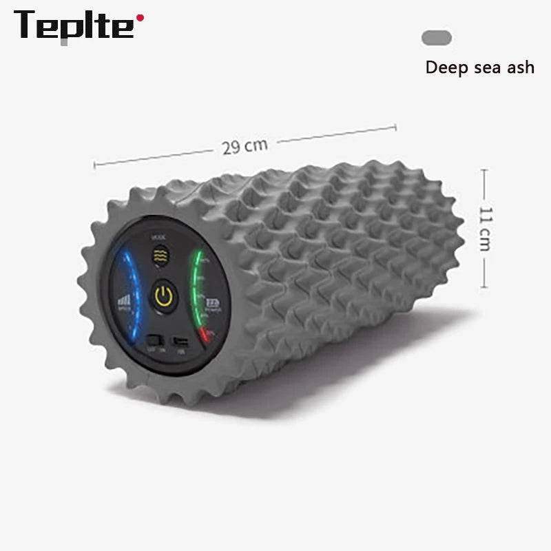 Electric Foam Roller – Deep Tissue Vibration Massage, 4 Speeds, USB Rechargeable - Hardonia
