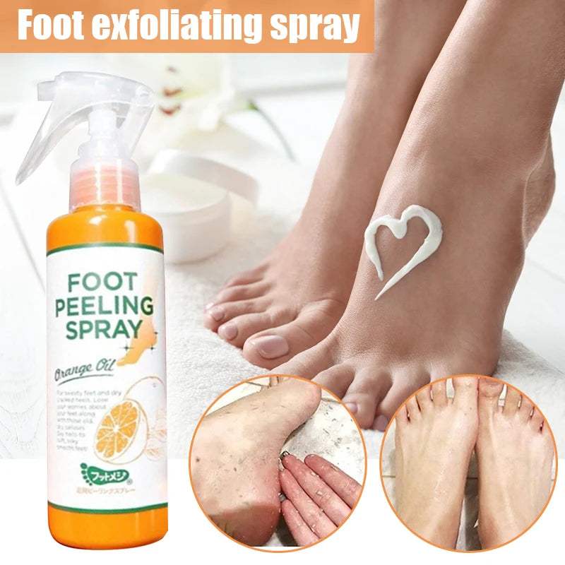 110ml Foot Peeling Spray – Exfoliating Dead Skin Remover, Moisturizing Pore Care for Feet, Elbows & Knees - Hardonia