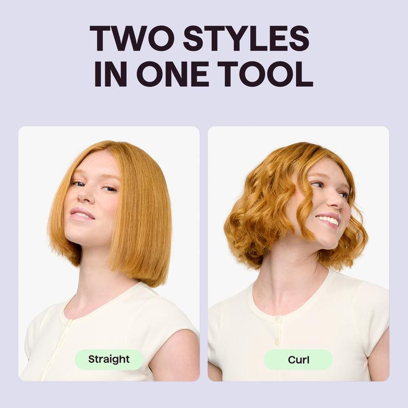 Hardonia Two-in-One Hair Styling Tool for Straight and Curly Hairstyles