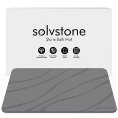 Transform your bathroom with SØLVSTONE's Quick Dry Stone Mat - Wave your way to style and comfort! 🌊✨ thumbnail 1