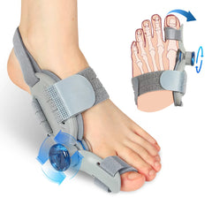 Unisex Bunion Corrector Foot Hallux Valgus Braces Rotatable Toe Separator Straightener Adjustable Pedicure Finger Toe Corrector thumbnail 2