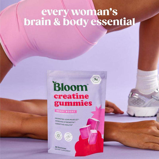 Boost Your Brain & Body with Bloom Nutrition's Creatine Gummies - Energy, Recovery & Strength for Women - Hardonia