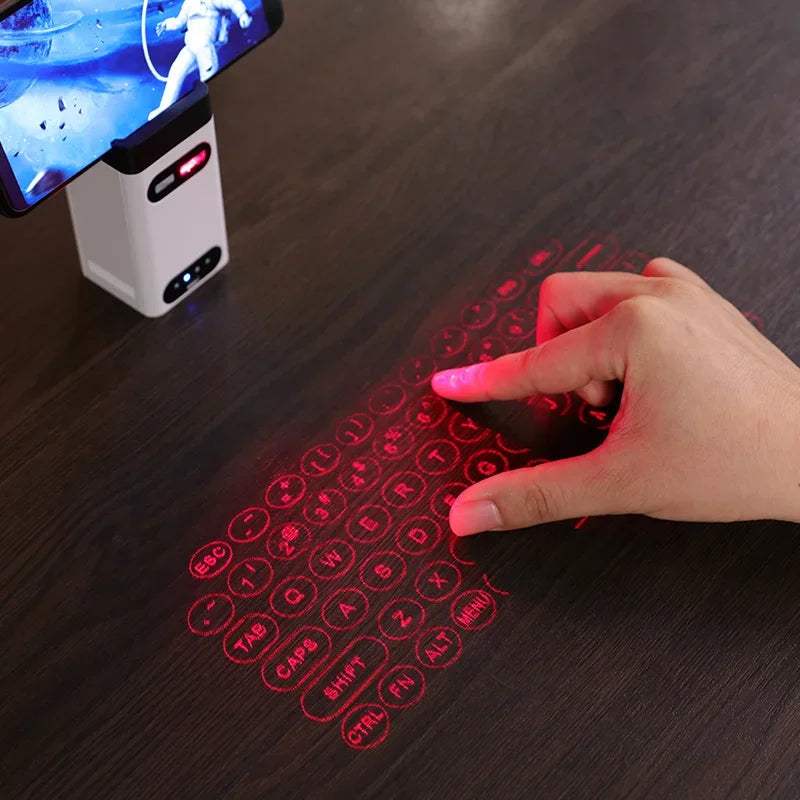 Revolutionary Bluetooth Virtual Laser Keyboard: Transform Your Device into a Touch Projector! - Hardonia