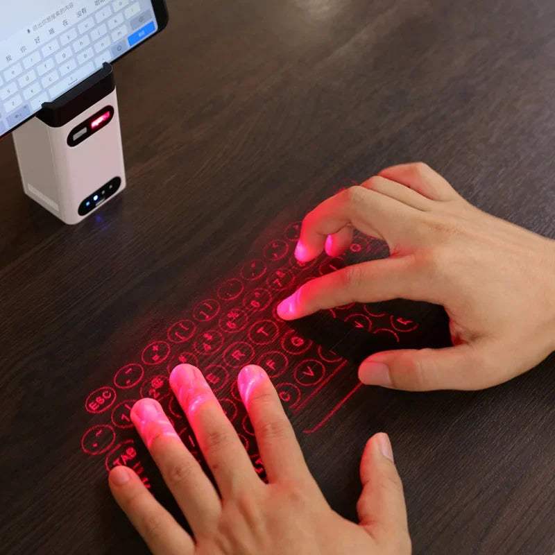 Revolutionary Bluetooth Virtual Laser Keyboard: Transform Your Device into a Touch Projector! - Hardonia