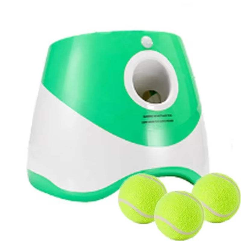 Automatic Ball Launcher for Dogs - Interactive Tennis Thrower with Adjustable Distances - Hardonia