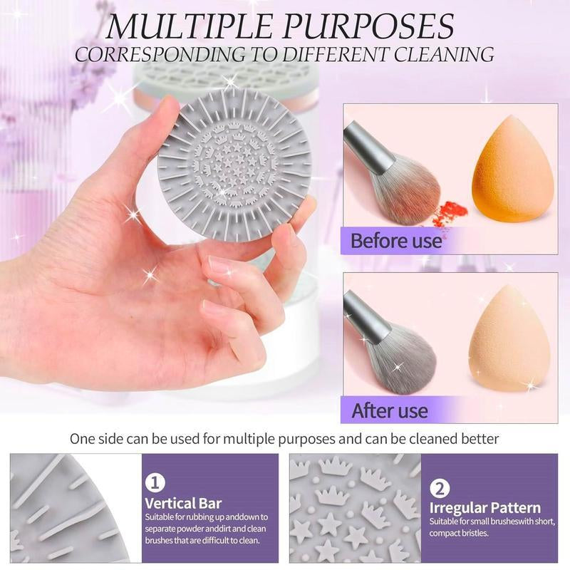 Say goodbye to dirty brushes! 🎉 Upgrade your beauty routine with our Automatic Electric Makeup Brush Cleaner - the perfect gift for flawless makeup lovers! 💖✨ #MakeupMagic #BeautyEssentials