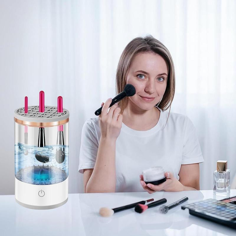 Say goodbye to dirty brushes! 🎉 Upgrade your beauty routine with our Automatic Electric Makeup Brush Cleaner - the perfect gift for flawless makeup lovers! 💖✨ #MakeupMagic #BeautyEssentials