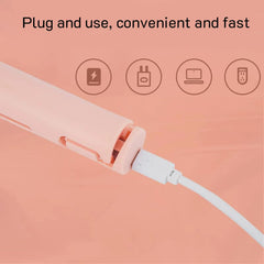 Portable Cordless USB Hair Straightener Brush – Perfect for Travel and Dorm Life! Straighten or Curl Short Hair with Ease! thumbnail 7