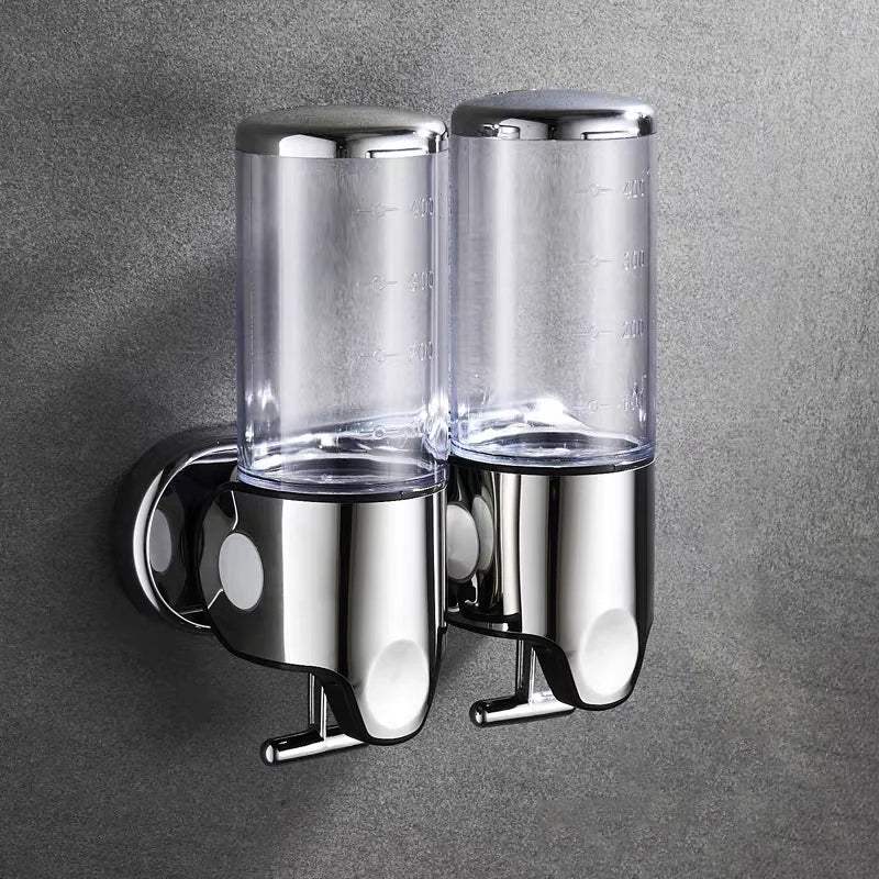 Transform Your Bathroom with Our Stylish Wall-Mount Soap Dispenser - Available in Single, Double, or Triple 500ml Options! - Hardonia