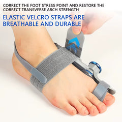 Unisex Bunion Corrector Foot Hallux Valgus Braces Rotatable Toe Separator Straightener Adjustable Pedicure Finger Toe Corrector thumbnail 5