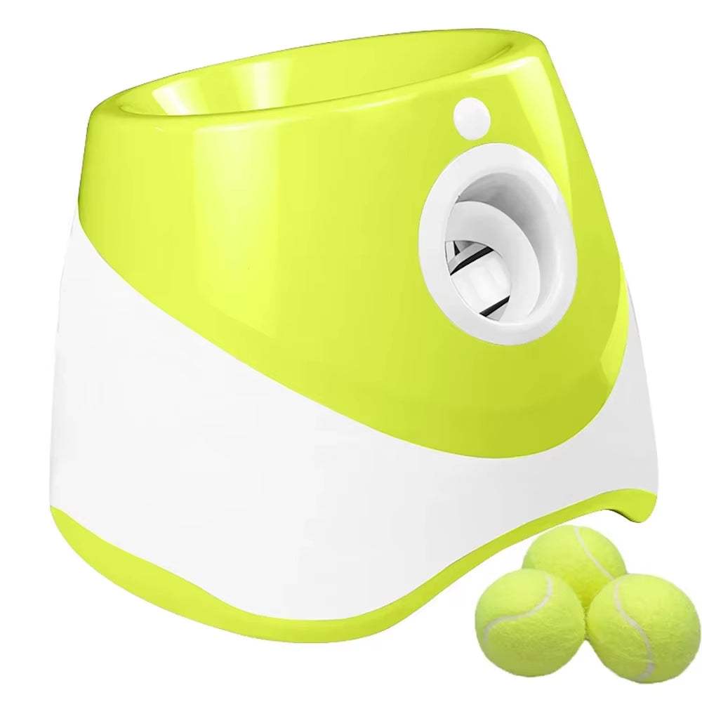 Automatic Ball Launcher for Dogs - Interactive Tennis Thrower with Adjustable Distances - Hardonia